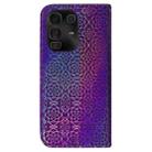 For Infinix Note 50 Pro+ Colorful Magnetic Buckle Leather Phone Case(Purple) - 3