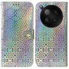 For Infinix Zero 40 4G / 5G Colorful Magnetic Buckle Leather Phone Case(Silver) - 1