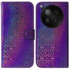 For Infinix Zero 40 4G / 5G Colorful Magnetic Buckle Leather Phone Case(Purple) - 1