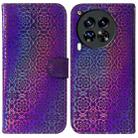 For Tecno Camon 30 Premier 5G Colorful Magnetic Buckle Leather Phone Case(Purple) - 1