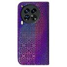 For Tecno Camon 30 Premier 5G Colorful Magnetic Buckle Leather Phone Case(Purple) - 3