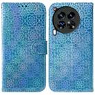 For Tecno Camon 30 Premier 5G Colorful Magnetic Buckle Leather Phone Case(Blue) - 1