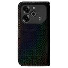 For Tecno Pova 6 5G / 6 Pro 5G Colorful Magnetic Buckle Leather Phone Case(Black) - 3