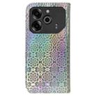 For Tecno Pova 6 5G / 6 Pro 5G Colorful Magnetic Buckle Leather Phone Case(Silver) - 3