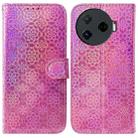 For Tecno Camon 30 Pro 5G / CL8 Colorful Magnetic Buckle Leather Phone Case(Pink) - 1