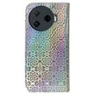 For Tecno Camon 30 Pro 5G / CL8 Colorful Magnetic Buckle Leather Phone Case(Silver) - 3