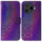 For Tecno Camon 30 Pro 5G / CL8 Colorful Magnetic Buckle Leather Phone Case(Purple) - 1