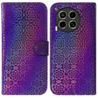 For Tecno Camon 30 4G / 5G / CL6 / CL7 Colorful Magnetic Buckle Leather Phone Case(Purple) - 1