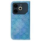 For Tecno Pova 6 Neo Colorful Magnetic Buckle Leather Phone Case(Blue) - 3