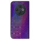 For Tecno Spark 30C Colorful Magnetic Buckle Leather Phone Case(Purple) - 3