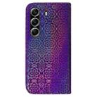 For Tecno Camon 40 Pro 4G Colorful Magnetic Buckle Leather Phone Case(Purple) - 3