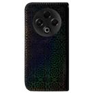 For Tecno Spark 30 4G Colorful Magnetic Buckle Leather Phone Case(Black) - 3