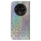 For Tecno Spark 30 4G Colorful Magnetic Buckle Leather Phone Case(Silver) - 3