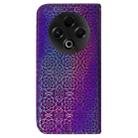 For Tecno Spark 30 4G Colorful Magnetic Buckle Leather Phone Case(Purple) - 3