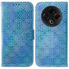 For Tecno Spark 30 4G Colorful Magnetic Buckle Leather Phone Case(Blue) - 1