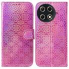 For Tecno Camon 30S / Camon 30S Pro Colorful Magnetic Buckle Leather Phone Case(Pink) - 1