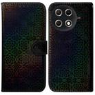 For Tecno Camon 30S / Camon 30S Pro Colorful Magnetic Buckle Leather Phone Case(Black) - 1