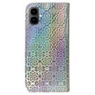 For Tecno Pop 10 / Spark Go 2 4G Colorful Magnetic Buckle Leather Phone Case(Silver) - 3