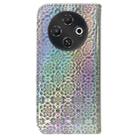 For Tecno Pop 9 5G / Spark 30C 5G Colorful Magnetic Buckle Leather Phone Case(Silver) - 3