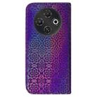 For Tecno Pop 9 5G / Spark 30C 5G Colorful Magnetic Buckle Leather Phone Case(Purple) - 3