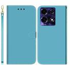 For Infinix Note 30 Imitated Mirror Surface Leather Phone Case(Blue) - 1