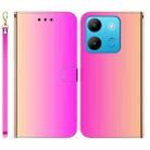 For Infinix Smart 7 African Imitated Mirror Surface Leather Phone Case(Gradient Color) - 1