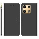 For Infinix Note 30 Pro Imitated Mirror Surface Leather Phone Case(Black) - 1