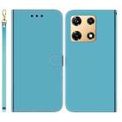 For Infinix Note 30 Pro Imitated Mirror Surface Leather Phone Case(Blue) - 1