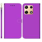 For Infinix Note 30 Pro Imitated Mirror Surface Leather Phone Case(Purple) - 1