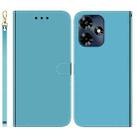 For Infinix Hot 30 Imitated Mirror Surface Leather Phone Case(Blue) - 1