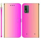 For Nokia XR21 Imitated Mirror Surface Leather Phone Case(Gradient Color) - 1