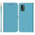 For Nokia XR21 Imitated Mirror Surface Leather Phone Case(Blue) - 1
