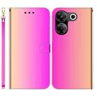 For Tecno Camon 20 Pro 5G Imitated Mirror Surface Leather Phone Case(Gradient Color) - 1
