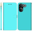 For Tecno Camon 20 Pro 5G Imitated Mirror Surface Leather Phone Case(Mint Green) - 1