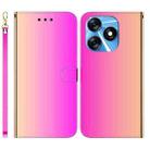 For Tecno Spark 10 / Spark 10C Imitated Mirror Surface Leather Phone Case(Gradient Color) - 1
