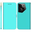 For Tecno Camon 20 Premier 5G Imitated Mirror Surface Leather Phone Case(Mint Green) - 1