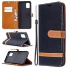For Samsung Galaxy A31 Denim Texture Horizontal Flip Leather Case with Holder & Card Slots & Wallet & Lanyard(Black) - 1