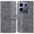 For Infinix Note 30 VIP Geometric Embossed Leather Phone Case(Grey) - 1