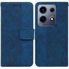 For Infinix Note 30 VIP Geometric Embossed Leather Phone Case(Blue) - 1