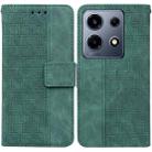 For Infinix Note 30 VIP Geometric Embossed Leather Phone Case(Green) - 1