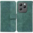 For Infinix Hot 40 / 40 Pro Geometric Embossed Leather Phone Case(Green) - 1