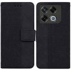 For Infinix GT 20 Pro Geometric Embossed Leather Phone Case(Black) - 1