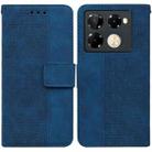 For Infinix Note 40 Pro+ Geometric Embossed Leather Phone Case(Blue) - 1