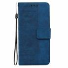 For Infinix Note 40 Pro+ Geometric Embossed Leather Phone Case(Blue) - 3