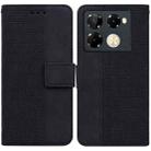 For Infinix Note 40 Pro+ Geometric Embossed Leather Phone Case(Black) - 1