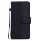 For Infinix Note 40 Pro+ Geometric Embossed Leather Phone Case(Black) - 3