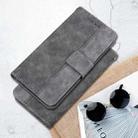 For Infinix Hot 50 4G Geometric Embossed Leather Phone Case(Grey) - 2