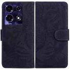 For Infinix Note 30 Tiger Embossing Pattern Flip Leather Phone Case(Black) - 1