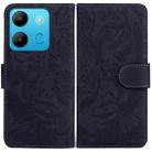 For Infinix Smart 7 African Tiger Embossing Pattern Flip Leather Phone Case(Black) - 1