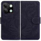 For Infinix Smart 7 HD Tiger Embossing Pattern Flip Leather Phone Case(Black) - 1